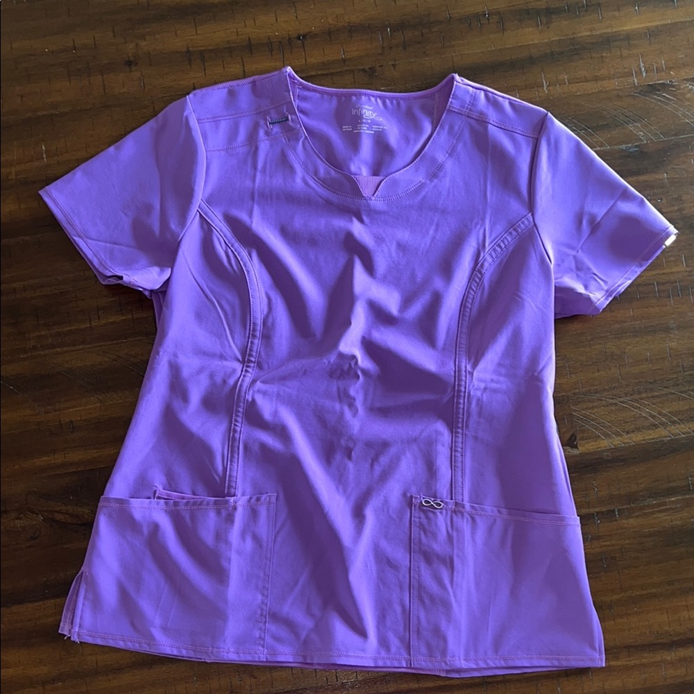 Purple Women's scrub top